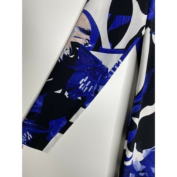 1. State Dress Size XS Women's Floral Long Sleeve V-Neck Multicolor Mini Dress - Picture 5 of 6